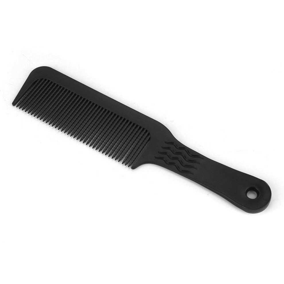 Unisex Black Professional Carbon Salon Hair Comb With Ergonomic Non Slip Grip For All Hair Lengths