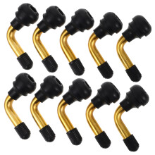 10pcs Universal Tubeless Tire Valve Stems Bent Extension Adapter for Motorcycle Car ATV Scooter