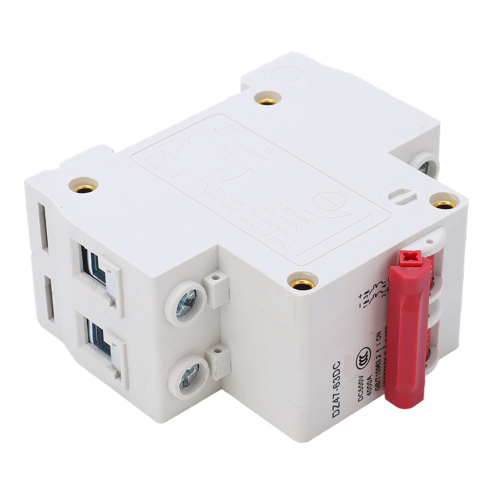 Dc 500V 2P Photovoltaic Circuit Breaker 16A 4Ka Overload Protection 3281381786791