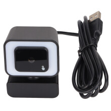 Webcam mit einstellbarem Sichtfeld, Digitalzoom, Weitwinkelobjektiv, geräuschunterdrückendem Mikrofon, Plug-and-Play-Funktion und Gesichtserkennung
