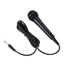 Uni Directional Polar Pattern Microphone Cardioid Dynamic Vocal Microphone With High Output For Karaoke Performers, Built In Wind Noise Filter Plug An