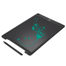 Tablet de escrita LCD recarregável para crianças, com tela de proteção ocular e design fácil de transportar, ideal para uso escolar e familiar.