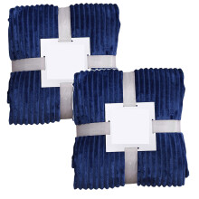 Ionze Decke, Kuscheldecke, Decken-Sonderangebot! Gemusterte Kuscheldecke, geeignet für Sofas und Betten, weich und flauschig, leicht, 2er-Pack