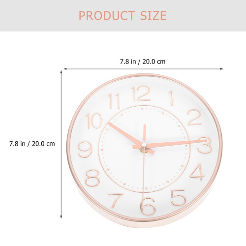 Horloge décorative murale simple et élégante (lot de 2) 2