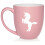 Einhorn-Keramikbecher, Kaffeetasse oder Teetasse, Geschenk (473 ml, Hellrosa) 1