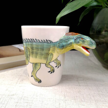 WinysinThai hand-painted three-dimensional animal Mug ceramic coffee cup boyfriend birt