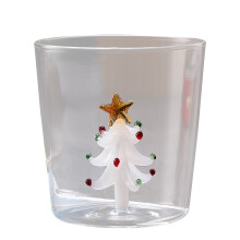 Weihnachtsglas, Weihnachtsbaumbecher, Souvenirgeschenk, Wasserbecher, Milchbecher, Kaffeebecher