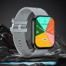 VALSEEL Nyt HD-storskærms Bluetooth-musikopkald med push-funktion Smartwatch