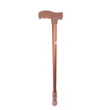 Canne de marche en aluminium réglable avec poignée en caoutchouc souple, légère, de 59 à 97 cm