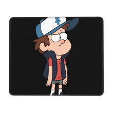 Gravity Falls Mauspad mit Gummirand, Schreibtischunterlage, Schreibunterlage, Multicode-Gamepad für Computer und Laptops