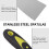 4pcs Paint Scraper Tool 2 Inch Paint Scraper Tool Wall Covering Spatula Tool 5