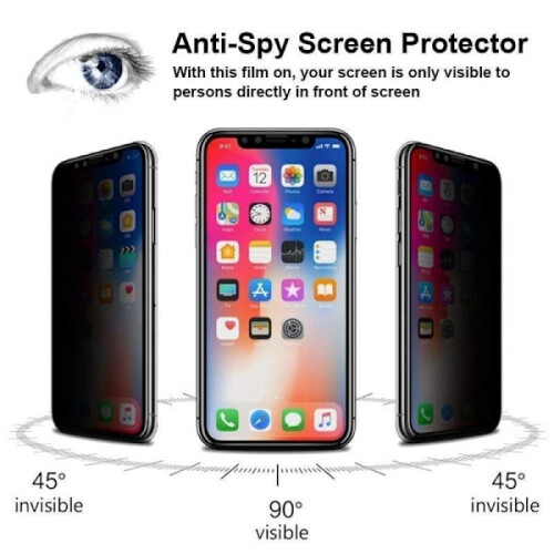 Συμβατό με iPhone7Plus & 8Plus Προστασία προσωπικών δεδομένων από σκληρυμένο γυαλί 0,26mm 2,5D 2