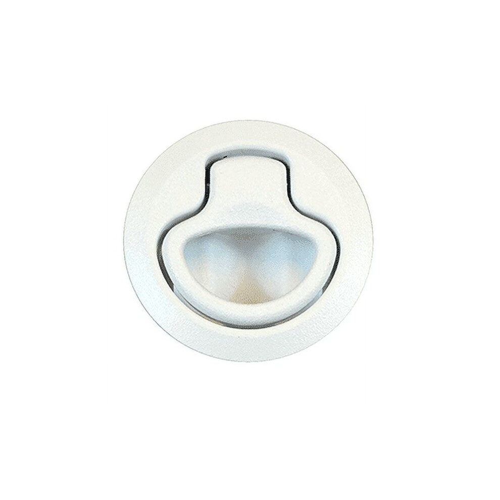 Southco Flush Pull Latch - Pull To Open - Non-Locking White Plastic 9773935593541