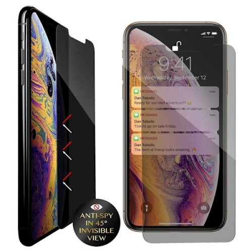 Συμβατό με iPhone7Plus & 8Plus Προστασία προσωπικών δεδομένων από σκληρυμένο γυαλί 0,26mm 2,5D 1
