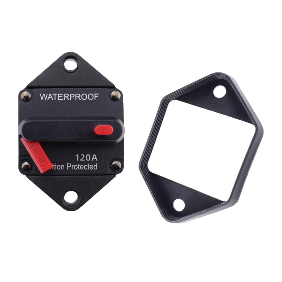 Yotijar Circuit Breaker Compact Maximum Voltage 48V Waterproof For Truck Atv Rv 120A 9773935593671