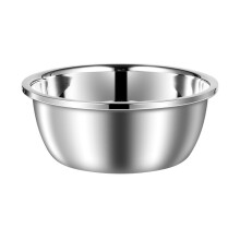 Liquidation d'ustensiles de cuisine ! Ensemble de bassines multifonctions en acier inoxydable épais effet rouille, bassine à soupe et à eau,