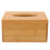 Nishuna Tissue Box Holder Rectangular Bamboo Tissue Holder Facial Paper Organizer Tissue Dispenser 1