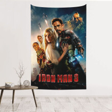 Tapiz de pared de las Chicas Superpoderosas, tela de poliéster impermeable para dormitorio, sala de estar, residencia estudiantil, decoración de