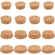 Lot de 16 bouchons en liège coniques de 4 tailles différentes, compatibles avec les carafes à vin, à bière et à whisky, les bouteilles en verre