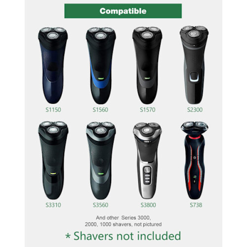pcs replacement blades for compatible with Philips SH30Series3000electric shavers 1