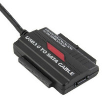 Tiontaire Cábla SATA USB3.0 go IDE le Cuibheoir Cumhachta Ardluais