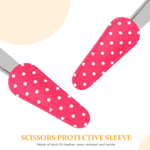 Étui de protection en cuir pour ciseaux de couture (lot de 4), 1