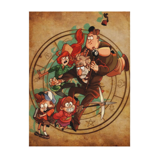 Gravity Falls μαλακή και άνετη κουβέρτα βελούδινη, ελαφριά και ζεστή βελούδινη