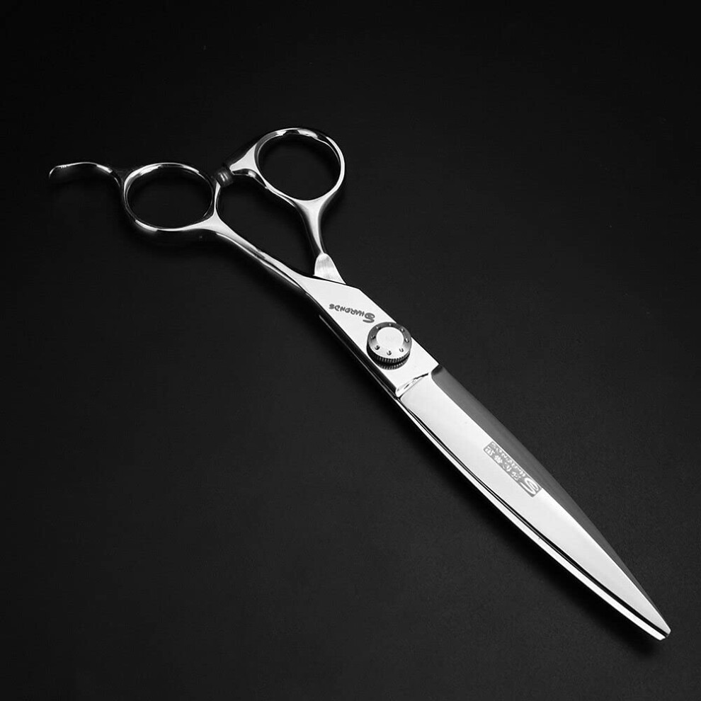 Hair Cutting Scissors 7 Inch Japanese 440C Stainless Steel Barber Shears with Precision Blades