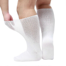 Chaussettes de décompression anti-gonflement unisexes pour diabétiques à large ouverture