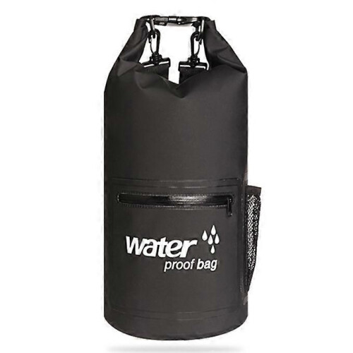 Waterproof Backpack 20L Eco-friendly PVC Foldable for Multiple Outdoor Scenarios Black 1