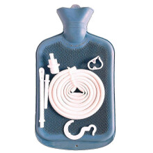 Kit per la pulizia del clistere, strumento per l'irrigazione domestica, sacchetto di gomma da 2000 ml (blu)