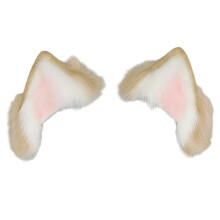Fascia per capelli con orecchie di gatto, accessorio per feste ricaricabile a doppia velocità e cammello di peluche