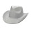 Cowboy Hat Silver 56-58cm Polyester Windproof Sequin Multiple Colors Available 1