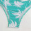 Women's Bikini Blue L Polyester High Elastic Fabric Adjustable Shoulder Straps 2