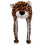 Women's Plush Animal Hat Leopard Print Polyester Soft Ear Protection 2