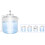 Solar Powered Water Level Sensor Gauge with Receiver, Transmitter, Type C Cable for Tanks 5
