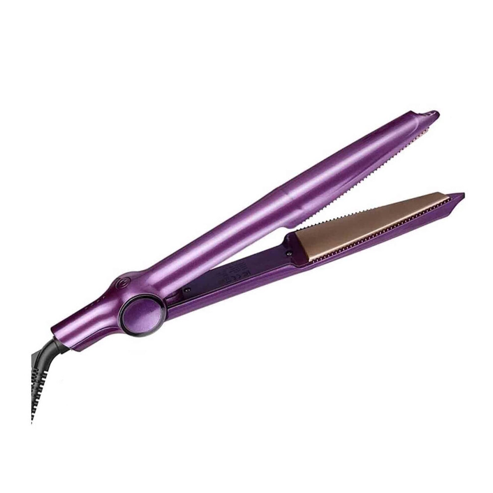 2 in 1 Hair Straightener and Curling Iron Ceramic Tourmaline Flat Iron with Adjustable Temperature