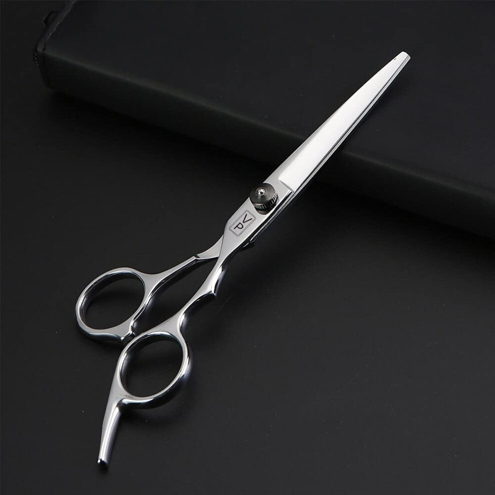Black Hair Cutting Scissors 6 Inch Jp 440C Barber Shears With Ergonomic Handle For Smooth Precise Cutting