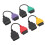 4pcs OBD2 Adapter Cable Set for Fiat ECU Diagnostics, Multi-Color Durable ABS 9