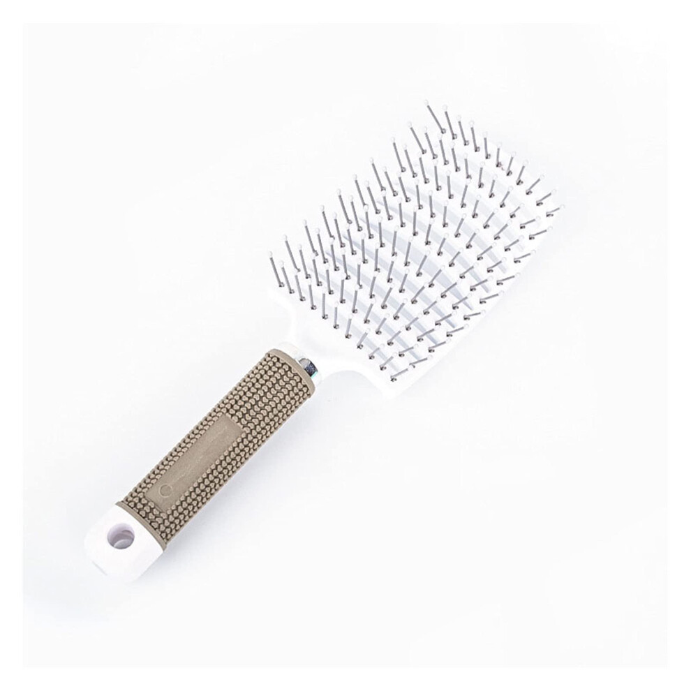 Detangling Hair Brush for Women with Gentle Scalp Massage, Easy Clean Bristles, Ergonomic Grip