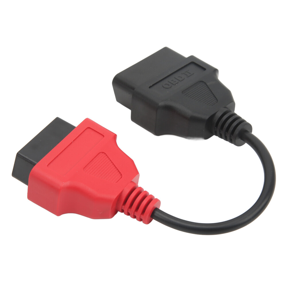 Obd2 Scanner Adapter Cord For Fiat Srs Ecu Diagnostic - Easy Replacement Red 6941381791795