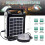 MDHAND USB Portable Solar Panel Power System USB Charging Generator Camping With LED 4