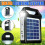 MDHAND USB Portable Solar Panel Power System USB Charging Generator Camping With LED 2