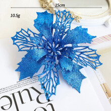 Künstliche Blumen, 4-teilig, Hochzeits- und Weihnachtsbaumschmuck, DG7