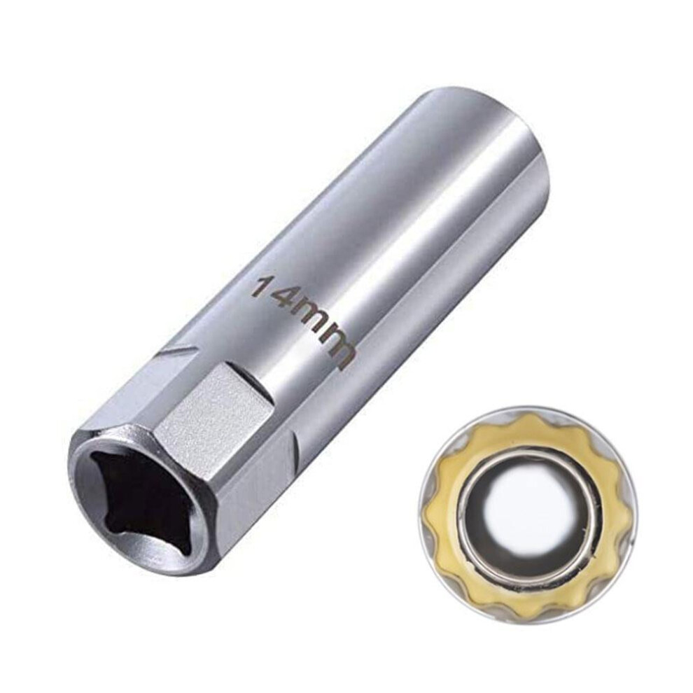 Ghyjpajk F2t2, 14 Mm Car Spark Plug Socket Wrench & Set 9773935390041
