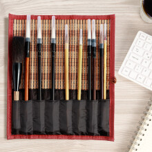 Lzvxtym Calligraphy Brushes Exquisite Chinese Calligraphy Brush Set with Brush Holder Painting Writing Brushes