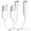 USB C til hovedtelefonstikadapter til Pro, Pixel 4 3 2XL, Galaxy 1
