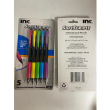 Lápices mecánicos INC SoftScripts (paquetes de 2 de 5) Mina de 7 mm n. 2. Los colores del cuerpo pueden variar.