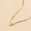 Cadena de serpiente Cadena clavicular Oro 8