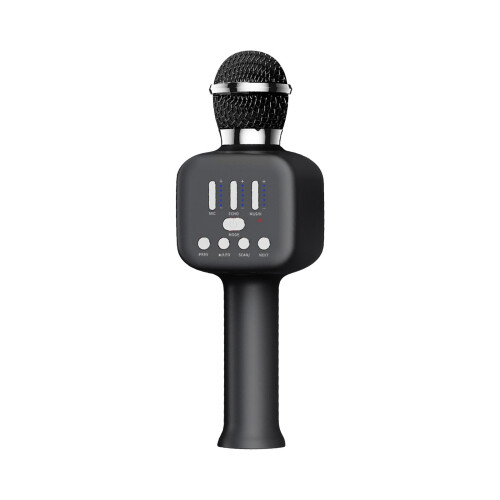 Ηχείο Bluetooth WRKEKC με ασύρματο μικρόφωνο χωρητικότητας, φώτα RGB, ήχο/βίντεο καραόκε,